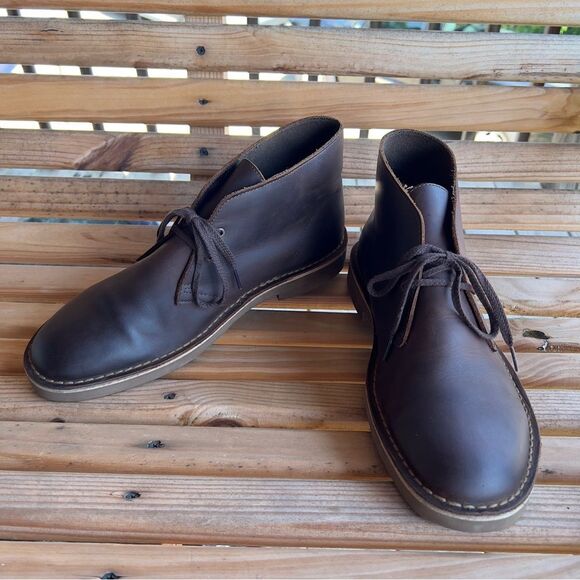 Clarks Men’s Desert Boots | Size 11 | Dark Brown Leather - Picture 5 of 12